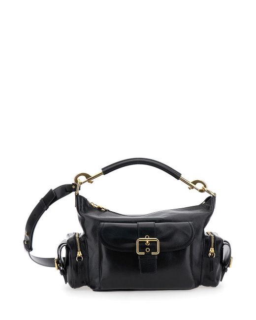 Chloé Black Chloã 'Camera Bag' Shoulder Bag With Logo Buckle And Removable Handle for men