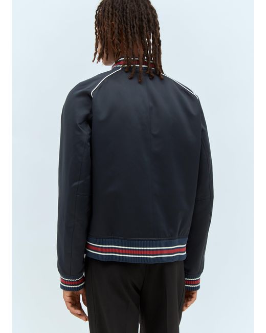 Wales Bonner Blue Marvel Bomber Jacket for men