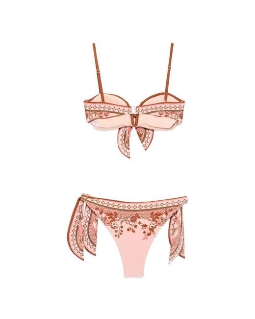 Zimmermann White 'Aster' Bikini