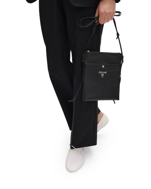 Céline Black Sharp Pouch Take Away for men