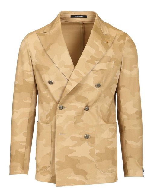 Tagliatore Natural Camouflage Jacket for men