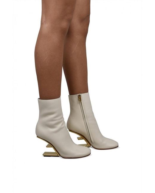 Fendi White First Boots