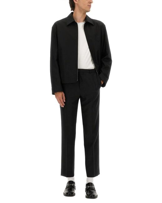 Gucci Black Cotton Twill Jacket for men