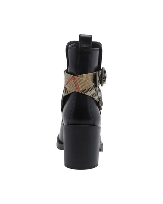 Burberry Black Huntley Pump Booties