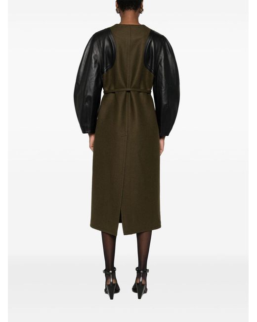 Fendi Green Wool Coat