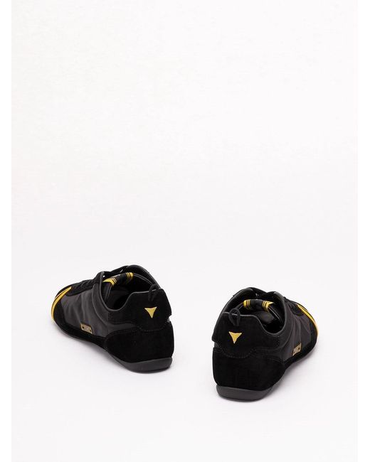 Fendi Black 'Crosta' Sneakers for men
