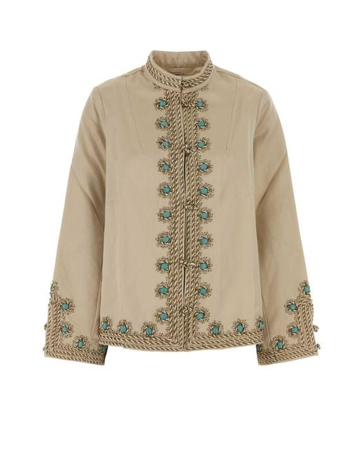 Bode Natural Lapis Braid Jacket