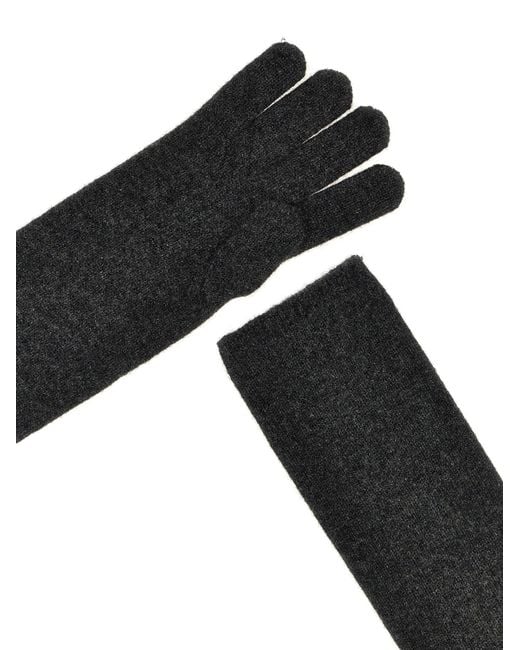 Max Mara Black 'Alaggio' Gloves