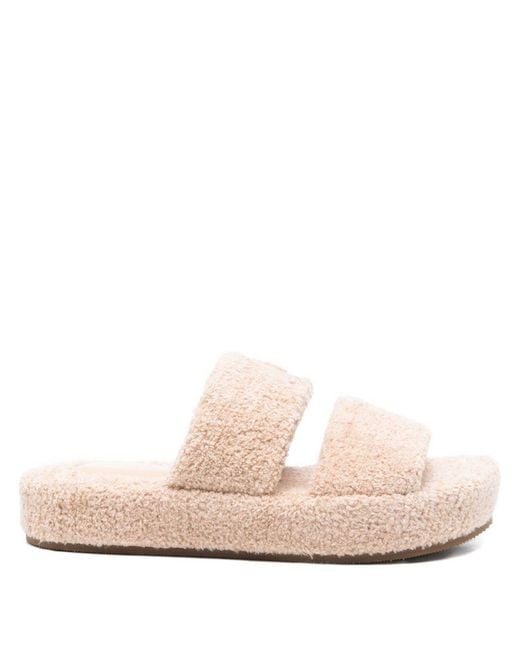 Céline Pink Sponge Sandals