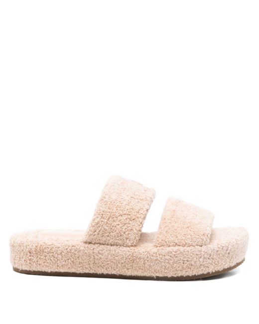 Céline Pink Sponge Sandals