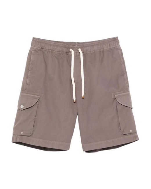Brunello Cucinelli Gray Bermuda Shorts for men