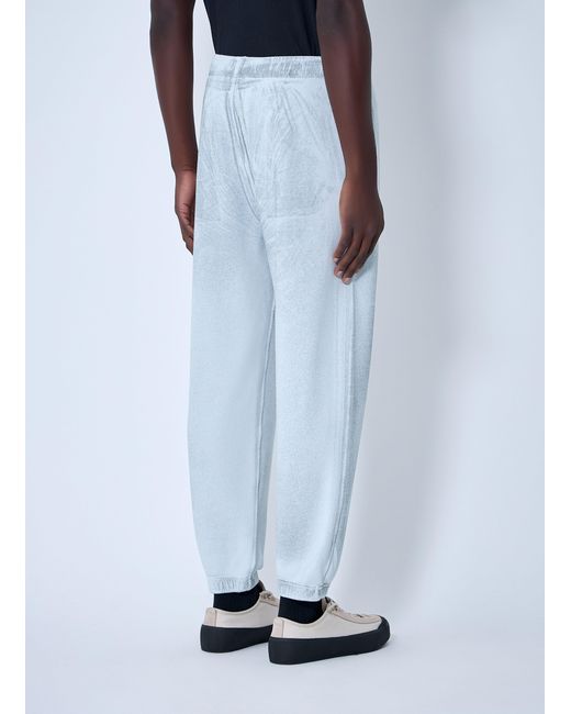 Stone Island Blue Logo Patch Track Pants for men