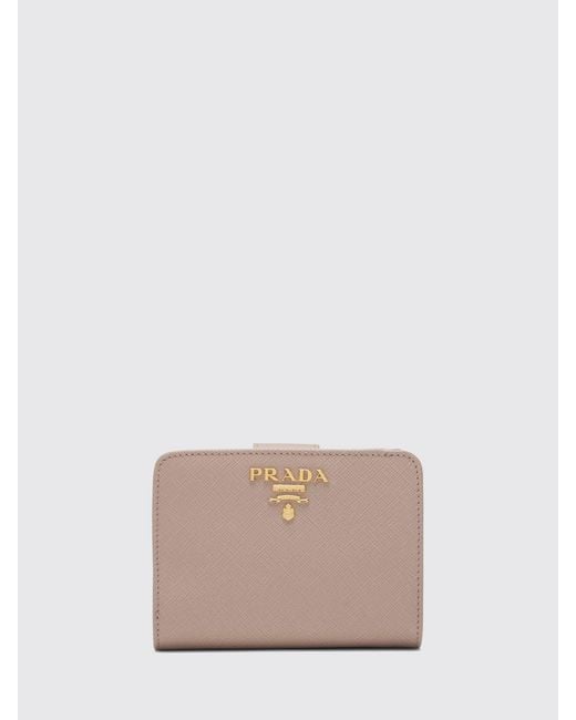 Prada Natural Saffiano Leather Wallet for men