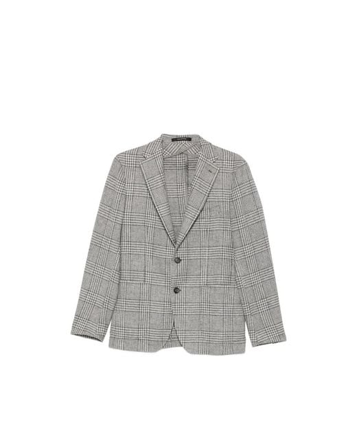 Tagliatore Gray Jackets for men