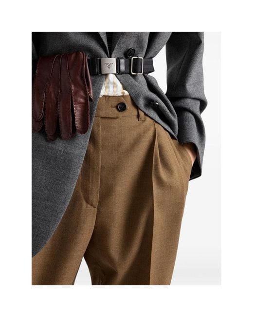 Prada Natural Trousers