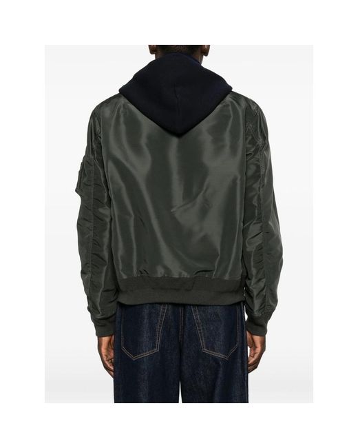 Sacai Black Jackets for men
