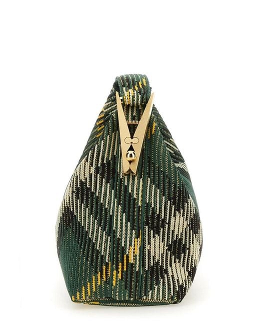 Burberry Green Mini "Peg" Bag