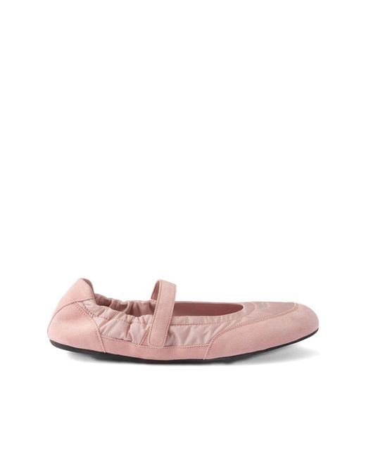 Prada Pink Ballet Flats