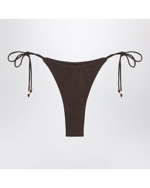 Jacquemus White Triangle Bikini Bottom