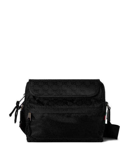 Gucci Black Nylon Gg Shoulder Bag for men