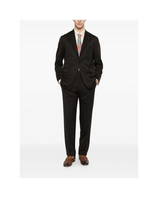 Tagliatore Black Suits for men