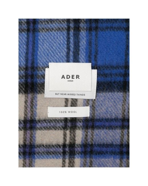 Adererror Blue Scarves for men