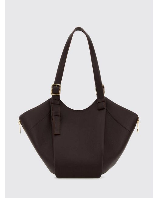 Loewe Black Hammock Flip Leather Bag