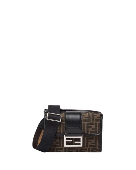 Fendi Black Double Baguette Bag for men