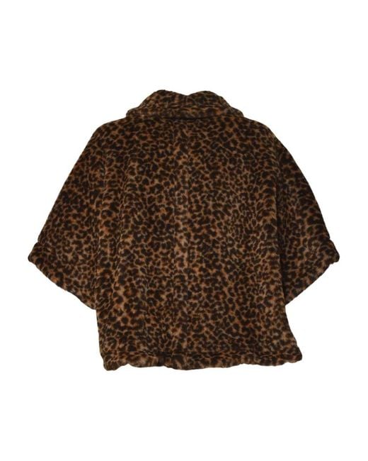 Max Mara Brown Wool Cape