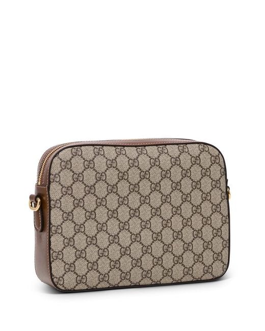 Gucci Brown Messenger Bag With Interlocking G for men