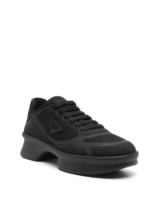 Prada Black Re-Nylon Sneakers