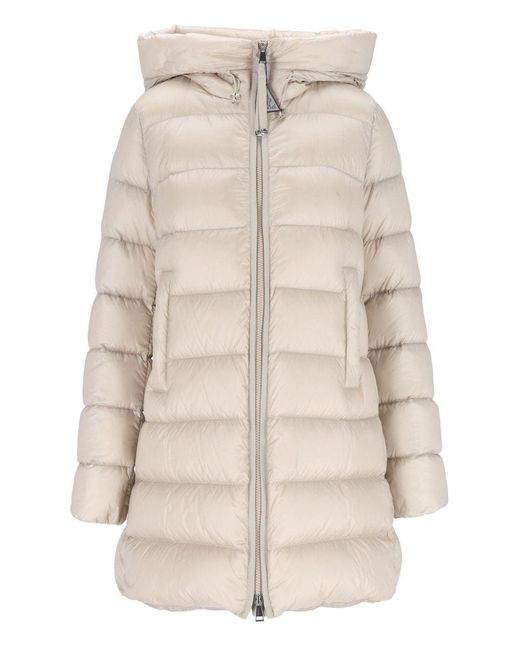 Moncler Natural Midi Down Jacket "Suyen"
