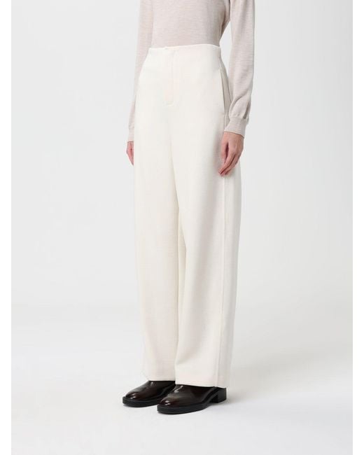 Max Mara White Pants Ivory for men