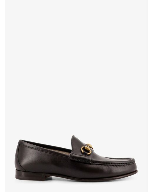 Gucci White Horsebit 1953 Leather Loafer for men
