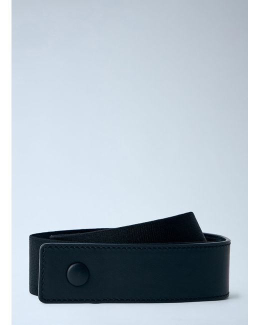 Max Mara Blue Elasticated Webbing Belt