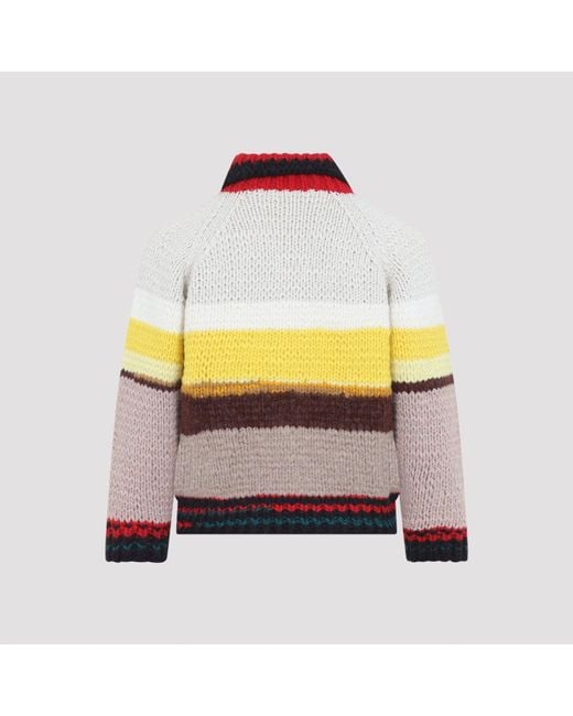 Céline Multicolor Wool Cardigan