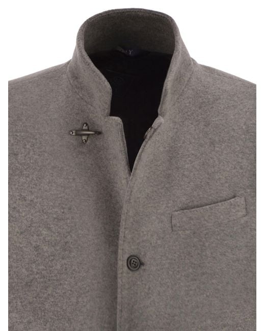 Fay Gray Wool Coat for men