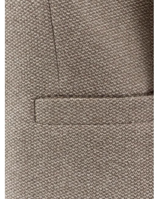Max Mara Gray Cashmere Blazer Mxmfalla Blazers
