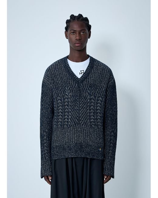 Vivienne Westwood Men's Blue Lottie Sweater