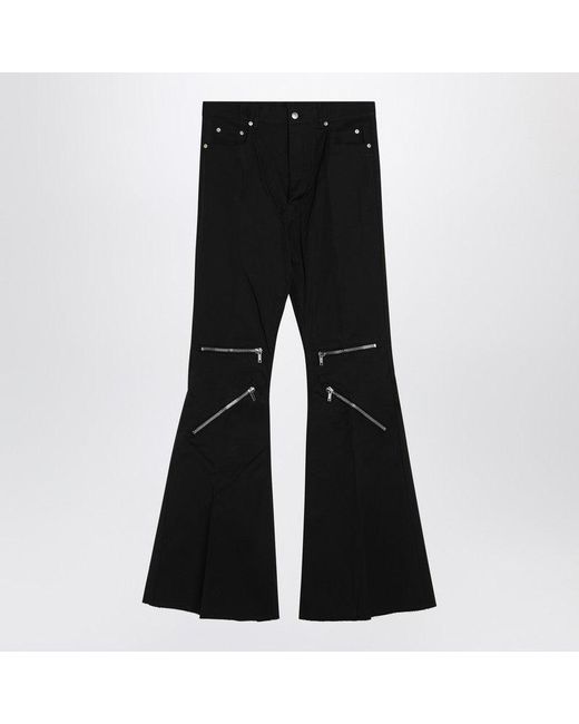 Rick Owens Black Bolan Cargo Jeans for men