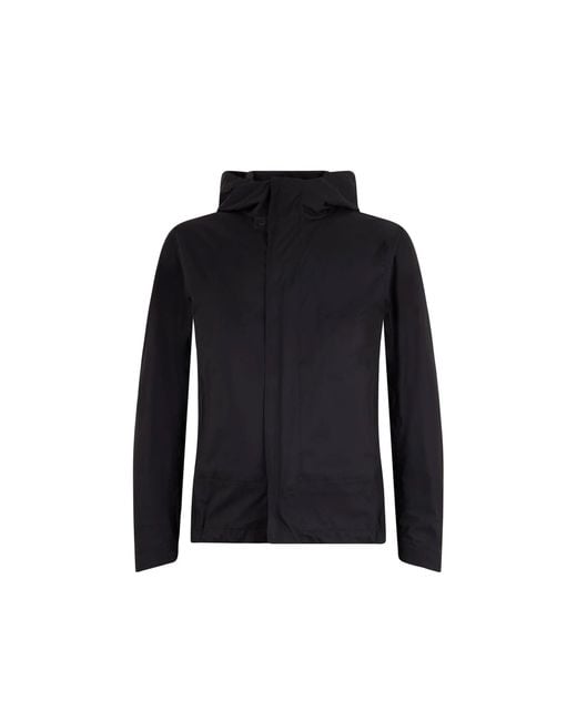 Herno Blue Lightweight Hooded Jacket for men