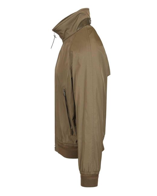Tom Ford Green Jacket With Cashmere Lining for men
