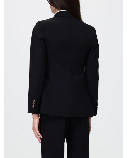 Max Mara Blue Single-Breasted Cropped Blazer