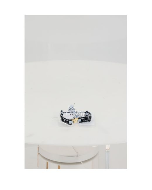 Dior White Dior J'Adior Woven Bracelet