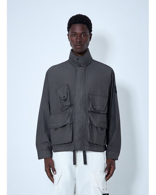 Stone Island Black Technical Ripstop Field Jacket for men