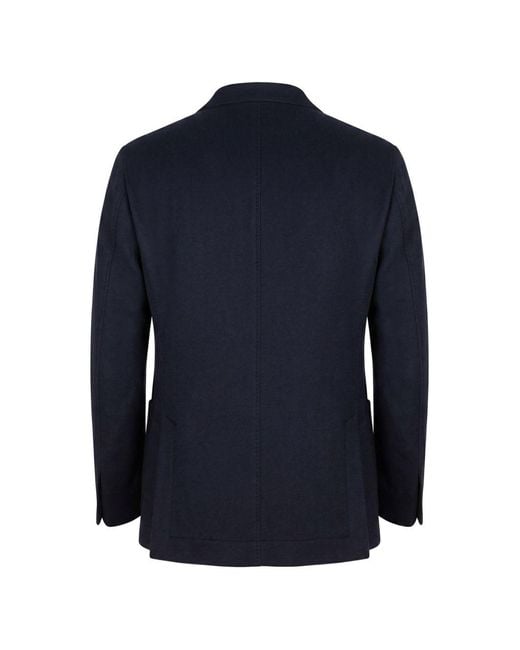 Brunello Cucinelli Blue Cashmere Jacket for men