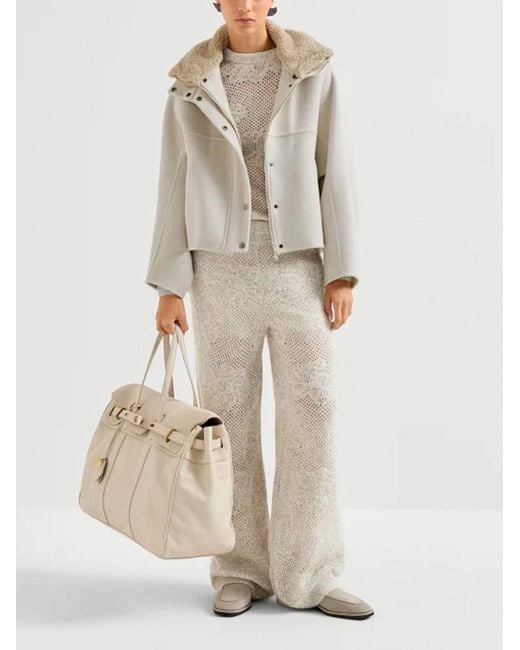 Brunello Cucinelli White Jacket