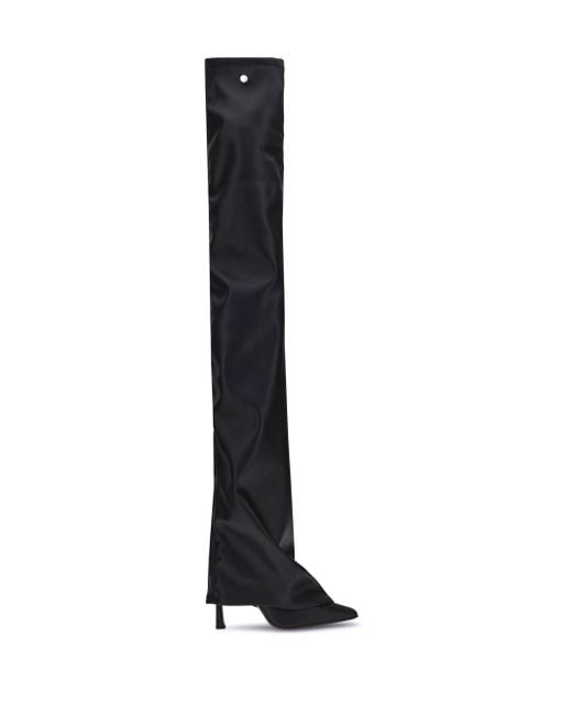 The Attico Black Robin Boots