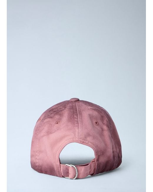 Acne Pink Washed Baseball Cap