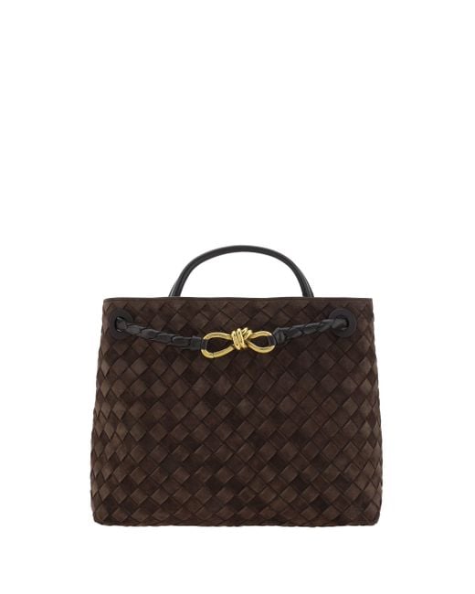 Bottega Veneta Black Andiamo Shoulder Bag
